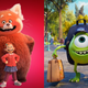 Disney Pixar’s Turning Red (left) stands in stark contrast to the Monsters, Inc. prequel, Monsters University.